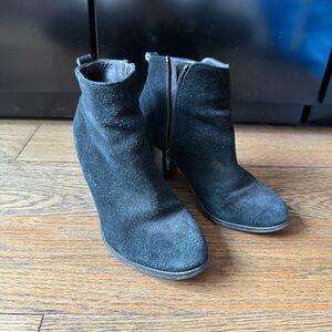 Black Suede Ankle Boots